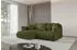 ALTDECOR ONESK-L Ecksofa mit Schlaffunktion, Bouclé, olivgrün, 216x177cm (800001322391)