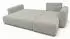 Selsey Olido Ecksofa mit Schlaffunktion, universal, graubeige Samt