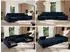 MKS Dorian U Ecksofa U-Form, Velvet, dunkelblau, Schlaffunktion, Bettkasten (800000905750)