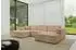 ALTDECOR IREA-U1-v4 Wohnlandschaft U-Form, beige, Textil (IREA-U1-v4)