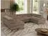 MKS Pablo U Ecksofa U-Form, Cord, braun, Schlaffunktion, 6-Sitzer (800001354237)