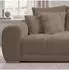 luma-home Big-Sofa XXL Federkern Cordstoff braun-taupe 306cm (15174)