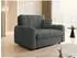 Mirjan24 Viva Moon II Schlafsofa mit Bettkasten, 2-Sitzer, grau (Lumo 75)