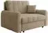 Mirjan24 Viva Moon II Schlafsofa 2-Sitzer mit Bettkasten, hellbraun (Lumo 30)