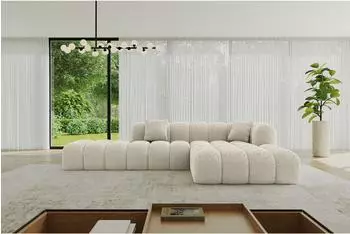 ALTDECOR Olea-L2 Ecksofa L-Form, beige, 289x176x71cm (OLEA-L2)