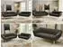 MKS Meble PIRS Sofa-Garnitur 3+2 Sitzer, dunkelgrau, Wellenfederung (PIRS)
