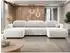 Mirjan24 Dream U Ecksofa U-Form Schlaffunktion Bettkasten (Dream U 2R+LC)