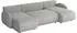 Mirjan24 Dream U Ecksofa U-Form Schlaffunktion Bettkasten (Dream U 2R+LC)