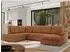 MKS Meble Madrito U Ecksofa U-Form, Schlaffunktion, Bettkasten, orange