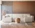 Selsey Scarlo Wohnlandschaft U-Form Bouclé-Bezug, creme (Scarlo)