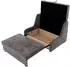 Mirjan24 Viva Elite II Schlafsofa 2-Sitzer mit Bettkasten, Sereno 686