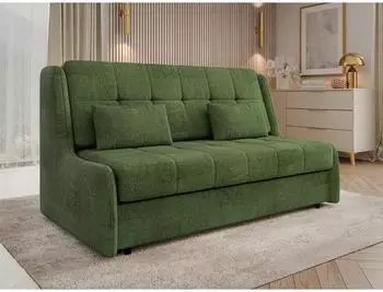 Mirjan24 Viva Elite IV Schlafsofa mit Bettkasten, gr&uuml;n (Sereno 690)