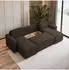 Masseno Pesano P Ecksofa U-Form mit Schlaffunktion, Kordstoff, braun, 306x85x140cm (POSO 06)