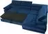Mirjan24 Nord Ecksofa L-Form mit Schlaffunktion und Bettkasten, Textil, greige (264x203cm)