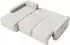 Selsey Carnos Mini Ecksofa mit Schlaffunktion, Ottomane links, Chenille, creme