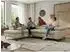 MKS Pablo L Ecksofa L-Form Chenille dunkelgrau, Schlaffunktion, Visco-Topper