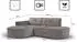 Kaiser Möbel Modena Soft Ecksofa L-Form, beige, 236x165cm