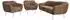 MKS Meble PIRS Polstergarnitur 3+1+1, Cord, skandinavisches Design (PIRS)