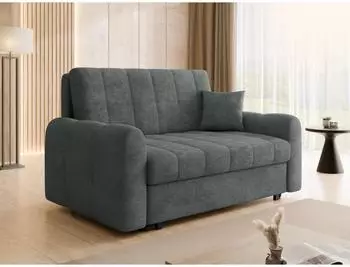 Mirjan24 Viva Moon III Schlafsofa mit Bettkasten, 3-Sitzer, grau (Lumo 75)