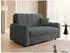 Mirjan24 Viva Moon III Schlafsofa mit Bettkasten, 3-Sitzer, grau (Lumo 75)