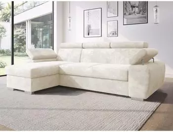 Mirjan24 Ecksofa Plaza L mit Schlaffunktion und Bettkasten, L-Form