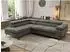 MKS Pablo L Ecksofa Chenille grau, L-Form, Schlaffunktion (800001354407)