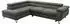 MKS Pablo L Ecksofa Chenille grau, L-Form, Schlaffunktion (800001354407)