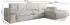 Selsey Bouvi Ecksofa Bouclé, Ottomane links, beige