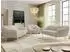 MKS Meble PIRS Sofagarnitur 3-3-1, Cord, beige (PIRS)