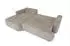 WFL GROUP Marion Ecksofa L-Form mit Schlaffunktion & Bettkasten, Chenille taupe, links (800001517782)