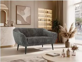 MKS Meble PIRS 2-Sitzer Sofa, Stoff, skandinavisches Design, 140cm