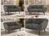 MKS Meble PIRS 2-Sitzer Sofa, Stoff, skandinavisches Design, 140cm