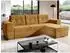 Mirjan24 Ecksofa Bari L-Form mit Schlaffunktion und Bettkasten, 256x157cm