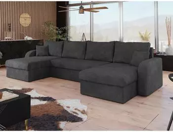 Mirjan24 Ecksofa U-Form mit Schlaffunktion