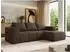 MKS Moniva Ecksofa L-Form mit Schlaffunktion & Bettkasten, Braun Velvet (800001263970)