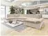 Mirjan24 Bergen Premium Ecksofa U-Form, Textil, beige, Schlaffunktion