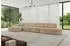 ALTDECOR IREA-L3-v3 Ecksofa L-Form, Velours, beige (800001724134)