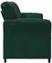 vidaXL 2-Sitzer Sofa dunkelgrün, Samt (42033941)