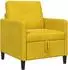 vidaXL Sofa mit Stauraum, gelb, Polyester, 72x78x87cm (42036884)