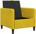 vidaXL Sofa mit Stauraum, gelb, Polyester, 72x78x87cm (42036884)
