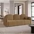 Masseno Sofa SUVI III mit Schlaffunktion, Bouclé-Stoff, 3-Sitzer (220x85x90cm)