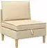 vidaXL Sofa mit Stauraum, Stoff (42027101)