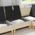 vidaXL Sofa mit Stauraum, Stoff (42027101)