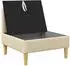 vidaXL Sofa mit Stauraum, Stoff (42027101)