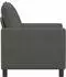vidaXL Sofa dunkelgrau, Stoff, 76x81x87,5cm (42028772)