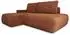 Masseno Avini T L-S Ecksofa L-Form mit Schlaffunktion, Kordstoff, braun, 277x160cm (800001532896)
