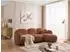 S-Style Möbel Nuvola Ecksofa L-Form, Bouclé, terrakotta, Ottomane rechts (800001138659)
