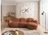 S-Style Möbel Nuvola Ecksofa L-Form, Bouclé, terrakotta, Ottomane rechts (800001138659)