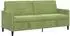 vidaXL Sofa mit Stauraum, hellgrün, Polyester, 192x78x87cm
