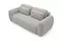 Fun Möbel GASTON 3-Sitzer Schlafsofa, Stoff Puente, sandgrau